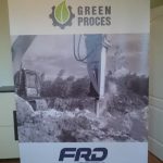 Wzmocniona kaseta rollupu premium - stabilna reklama na targi