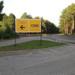 Tablica kierunkowa z dibondu