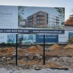 Tablica reklamowa dla dewelopera