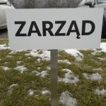 Tabliczka parkingowa z dibondu Poznań