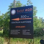 Tablica reklamowa Poznań PCV