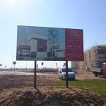 Tablica wkopywana wykonana z dibondu Swarzędz