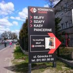 Witacz - tablica reklamowa z dibondu Poznań Górczyn