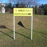 Tablica kierunkowa z dibondu